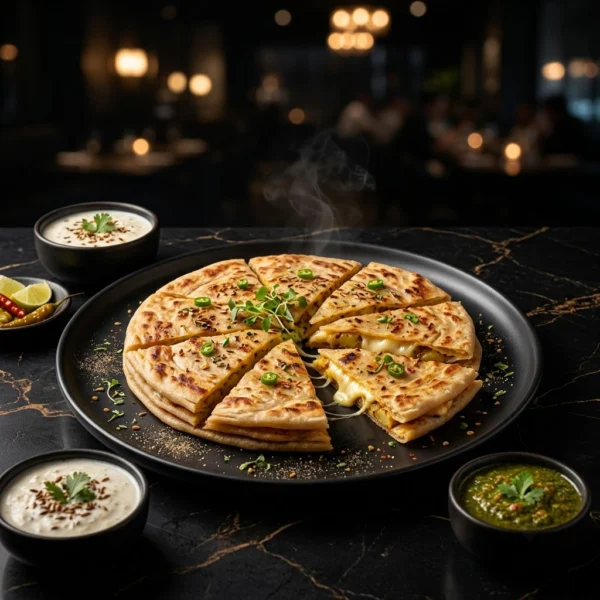 Aloo cheese paratha