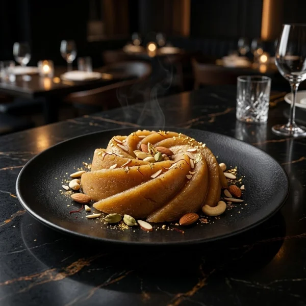 Sooji Halwa Plate