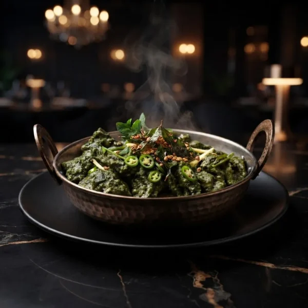 Mutton Green Karahi