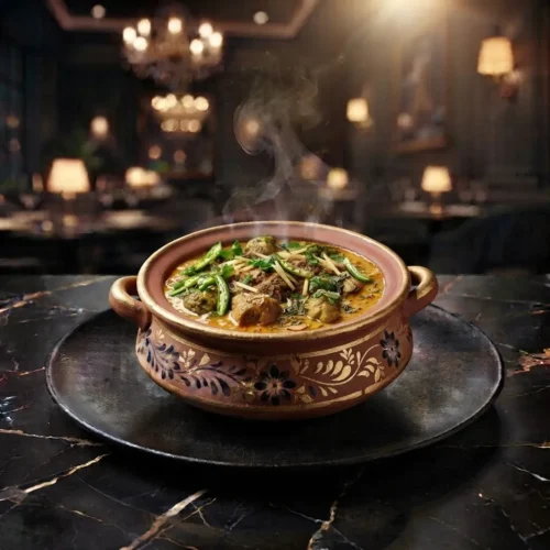 DUA Special Mutton Golden Handi
